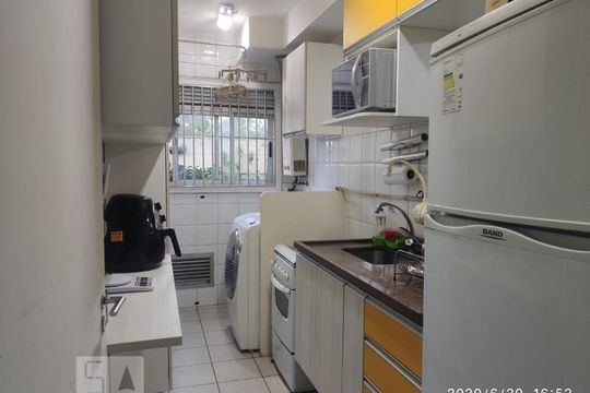 Cozinha de apartamento à venda com 2 quartos, 55m² em Vila Santa Teresa (zona Sul), São Paulo
