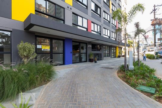 Fachada de kitnet/studio para alugar com 1 quarto, 26m² em Mirandópolis, São Paulo