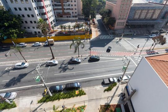 Vista de kitnet/studio para alugar com 1 quarto, 26m² em Mirandópolis, São Paulo