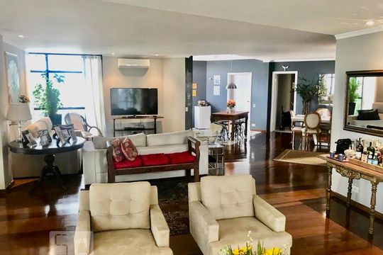 sala de apartamento à venda com 3 quartos, 270m² em Real Parque, São Paulo