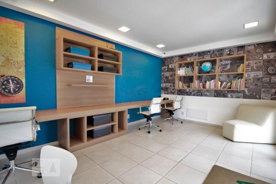 Sala de estudos de apartamento para alugar com 2 quartos, 64m² em Jardim Parque Morumbi, São Paulo