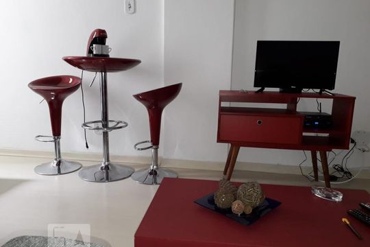Sala de apartamento para alugar com 1 quarto, 50m² em Copacabana, Rio de Janeiro