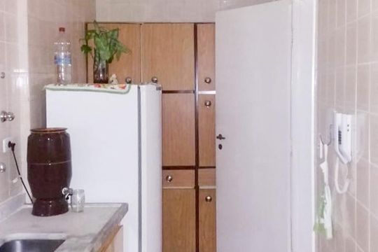 Cozinha de apartamento à venda com 1 quarto, 37m² em Santa Cecília, São Paulo