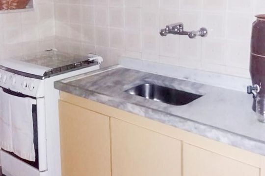 Cozinha de apartamento à venda com 1 quarto, 37m² em Santa Cecília, São Paulo