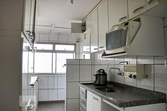 Cozinha de apartamento à venda com 2 quartos, 59m² em Jardim Andaraí, São Paulo
