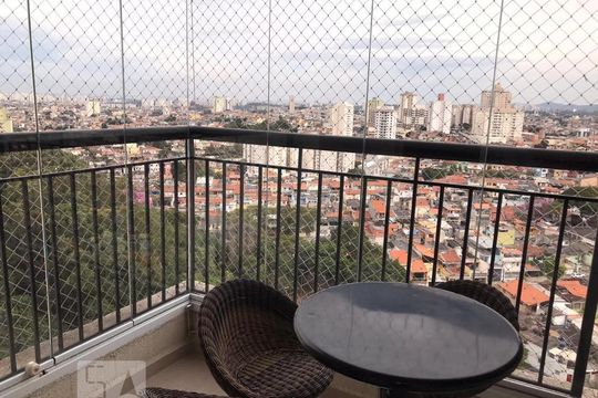 Varanda Gourmet Vista de apartamento para alugar com 3 quartos, 81m² em Vila Amélia, São Paulo
