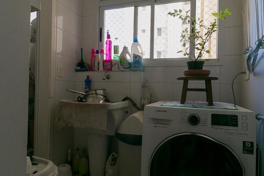 Área de Serviço de apartamento à venda com 3 quartos, 99m² em Mansões Santo Antônio, Campinas