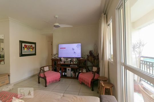 Sala de TV de apartamento à venda com 3 quartos, 99m² em Mansões Santo Antônio, Campinas