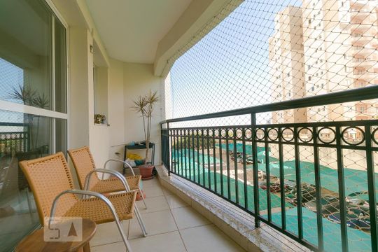 Sacada de apartamento à venda com 3 quartos, 99m² em Mansões Santo Antônio, Campinas