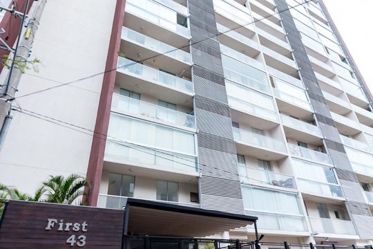 Fachada do condomínio de kitnet/studio à venda com 1 quarto, 39m² em Vila Augusta, Guarulhos