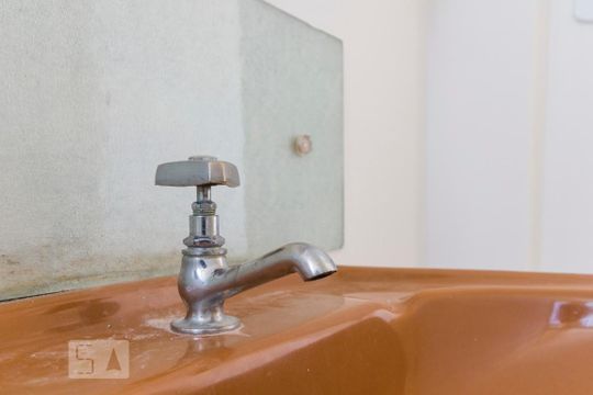 Banheiro Social e suíte de apartamento para alugar com 1 quarto, 42m² em Vila Guarani (z Sul), São Paulo