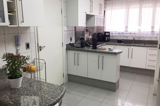 Cozinha de apartamento para alugar com 3 quartos, 197m² em Vila Gomes Cardim, São Paulo