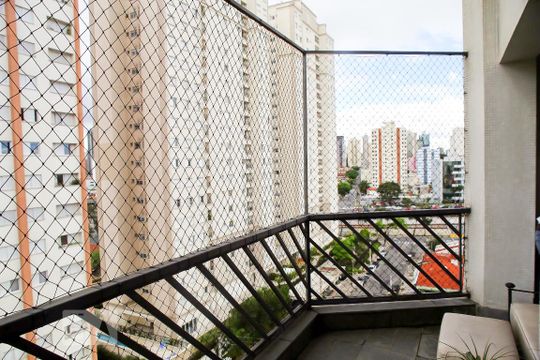 Varanda da Sala de apartamento à venda com 3 quartos, 186m² em Tatuapé, São Paulo