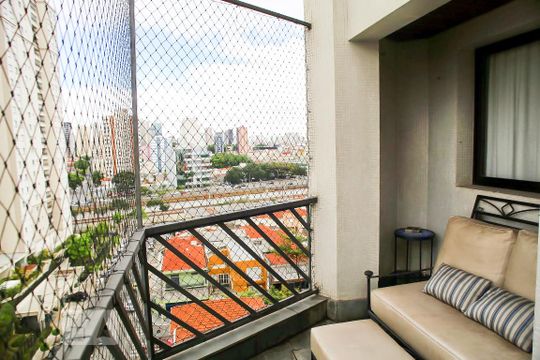 Varanda da Sala de apartamento à venda com 3 quartos, 186m² em Tatuapé, São Paulo