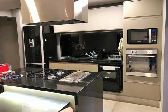 Cozinha de apartamento à venda com 2 quartos, 98m² em Cidade Monções, São Paulo