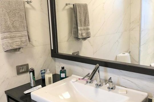 Banheiro da Suíte de apartamento à venda com 2 quartos, 98m² em Cidade Monções, São Paulo