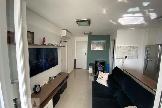 Sala de apartamento à venda com 1 quarto, 43m² em Jardim Aeroporto, São Paulo