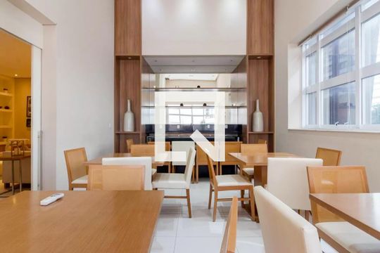 Salão de Festas de kitnet/studio para alugar com 1 quarto, 45m² em Vila Olímpia, São Paulo