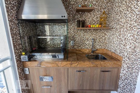 Varanda Gourmet de apartamento para alugar com 3 quartos, 100m² em Água Branca, São Paulo