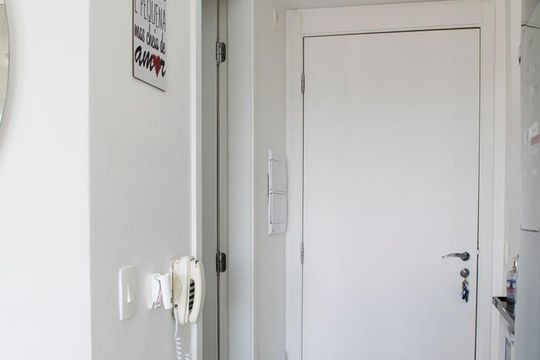 cozinha de kitnet/studio à venda com 1 quarto, 20m² em Santana, São Paulo
