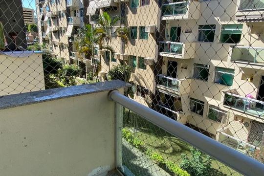 Varanda da Sala de apartamento para alugar com 2 quartos, 42m² em Jacarepaguá, Rio de Janeiro