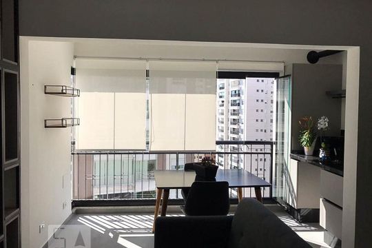 Sala de apartamento à venda com 1 quarto, 38m² em Vila Suzana, São Paulo