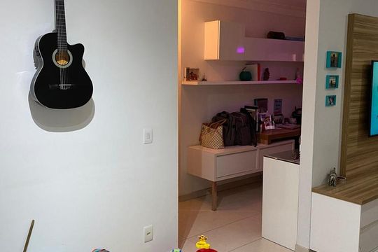 Sala de apartamento à venda com 2 quartos, 94m² em Vila Gumercindo, São Paulo