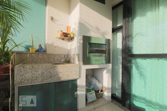 Varanda da Sala de apartamento à venda com 3 quartos, 75m² em Jacarepaguá, Rio de Janeiro