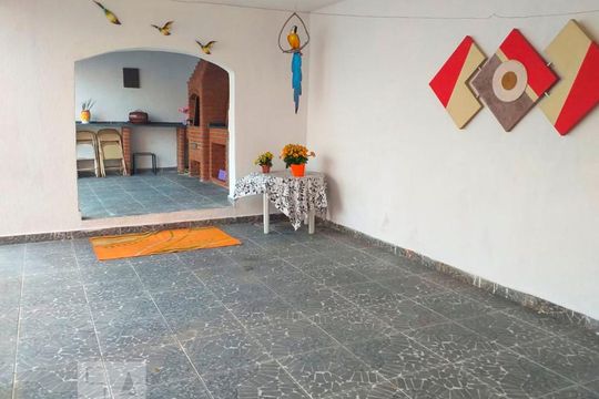 Área Externa - Churrasqueira de casa para alugar com 4 quartos, 270m² em Parque Boturussu, São Paulo