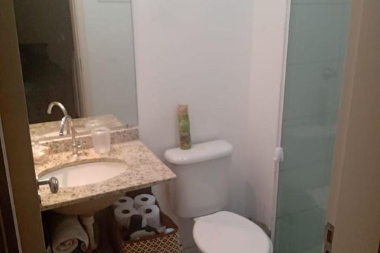 Banheiro 1 de apartamento para alugar com 3 quartos, 74m² em Umuarama, Osasco