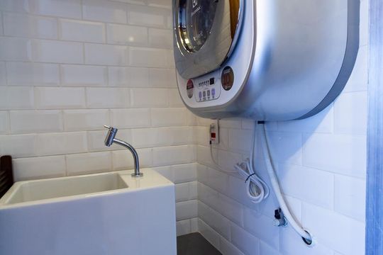 Área de Serviço de apartamento à venda com 1 quarto, 90m² em Vila Nova Conceição, São Paulo