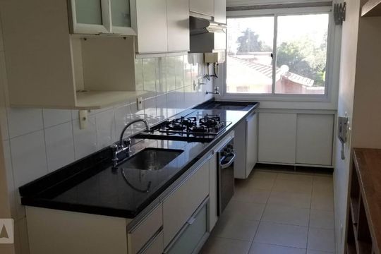Cozinha de apartamento para alugar com 2 quartos, 66m² em Vila Congonhas, São Paulo