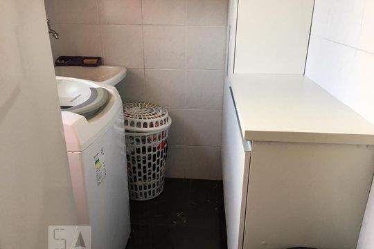 Área de Serviço de apartamento para alugar com 3 quartos, 100m² em Vila Valparaíso, Santo André
