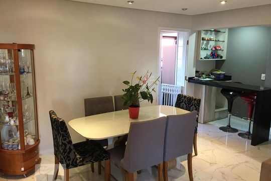 Sala de Jantar de apartamento para alugar com 3 quartos, 100m² em Vila Valparaíso, Santo André