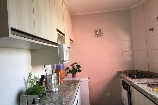 Cozinha de apartamento para alugar com 3 quartos, 100m² em Vila Valparaíso, Santo André