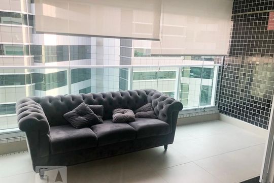 Varanda  de kitnet/studio para alugar com 1 quarto, 55m² em Vila Regente Feijó, São Paulo
