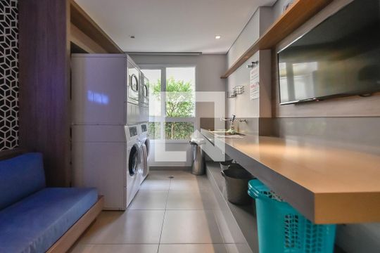 Área comum - Lavanderia de kitnet/studio à venda com 1 quarto, 38m² em Santa Cecília, São Paulo