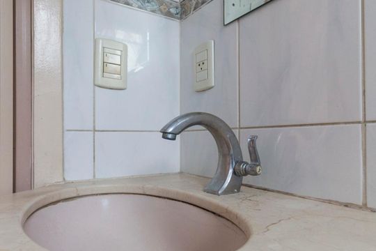 Banheiro Social de apartamento à venda com 2 quartos, 62m² em Vila Campestre, São Paulo