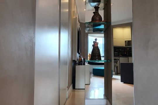 Sala - detalhe de kitnet/studio à venda com 1 quarto, 45m² em Vila Mariana, São Paulo
