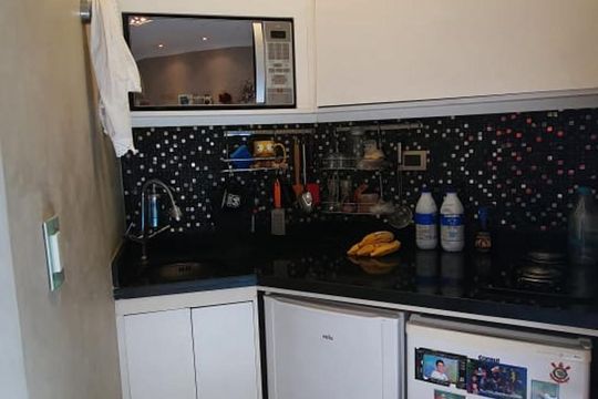 Cozinha de kitnet/studio à venda com 1 quarto, 45m² em Vila Mariana, São Paulo