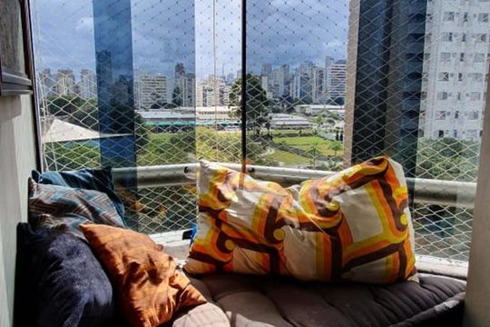 Varanda de kitnet/studio à venda com 1 quarto, 45m² em Vila Mariana, São Paulo