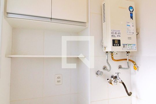 Área de Serviço de apartamento para alugar com 2 quartos, 50m² em Vila Metalúrgica, Santo André