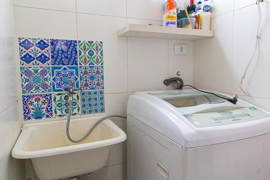 Área de Serviço de apartamento à venda com 1 quarto, 44m² em Consolação, São Paulo