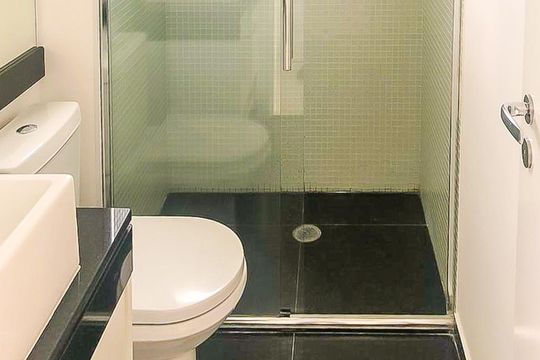 Banheiro Suíte de apartamento para alugar com 2 quartos, 84m² em Pinheiros, São Paulo