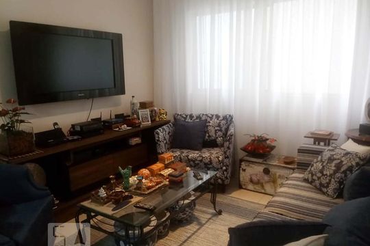 Sala de apartamento para alugar com 2 quartos, 60m² em Vila Regente Feijó, São Paulo
