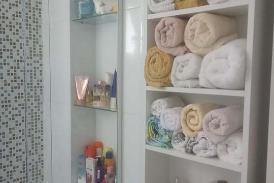 Banheiro de apartamento para alugar com 2 quartos, 60m² em Vila Regente Feijó, São Paulo