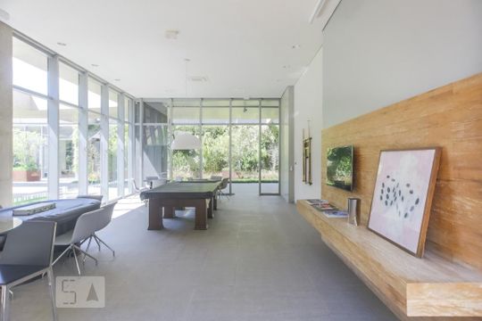 Área comum de apartamento à venda com 1 quarto, 78m² em Vila Nova Conceição, São Paulo