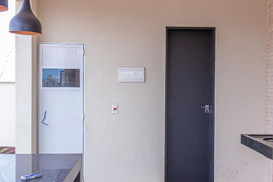 Área comum - Sauna de kitnet/studio para alugar com 1 quarto, 27m² em Jardim da Glória, São Paulo