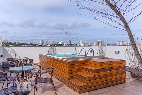 Área comum - Piscina de kitnet/studio à venda com 1 quarto, 26m² em Jardim da Glória, São Paulo