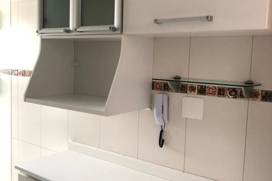 Cozinha de apartamento para alugar com 3 quartos, 63m² em Vila Amélia, São Paulo